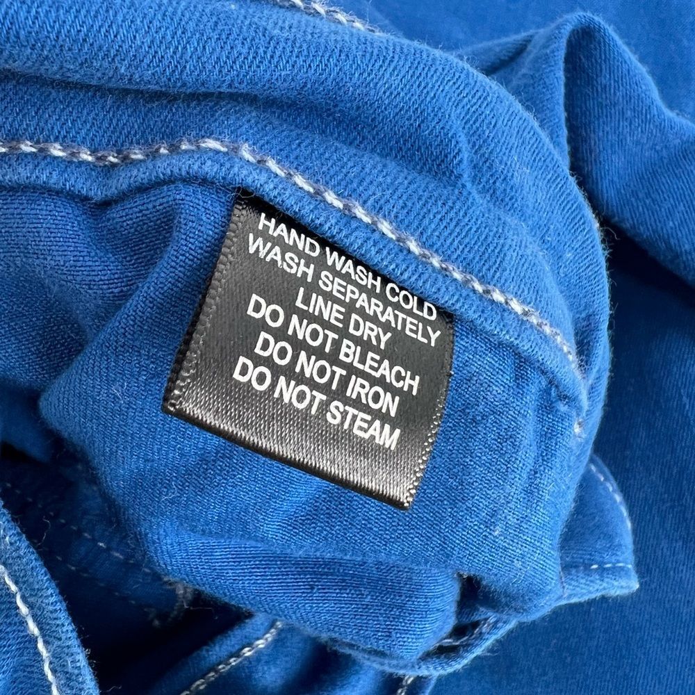 Blue Delta Jeans In Blue - Picture 7 of 8